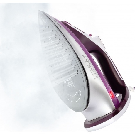 Утюг Vitek VT-1246 2400Вт фиолетовый - фото 2