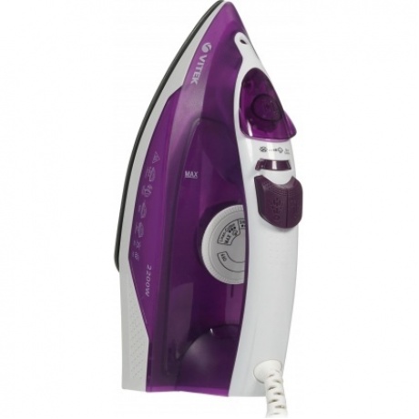 Утюг Vitek VT-8308 2200Вт фиолетовый/белый - фото 12