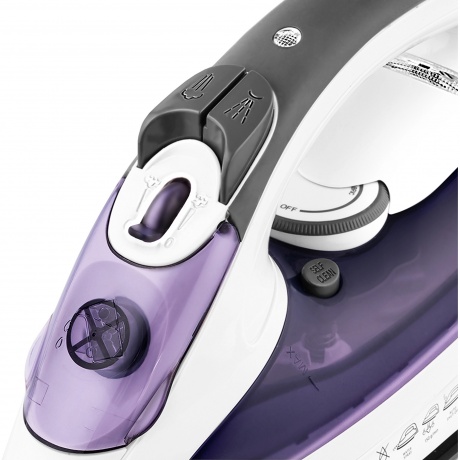 Утюг Vitek VT-8356 2600Вт белый/серый - фото 2