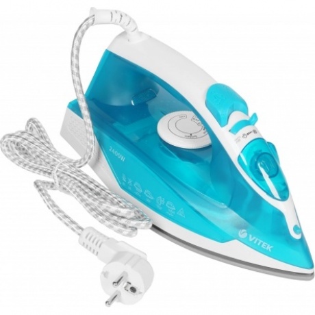 Утюг Vitek 8307-VT-01 2400Вт бирюзовый/белый - фото 16