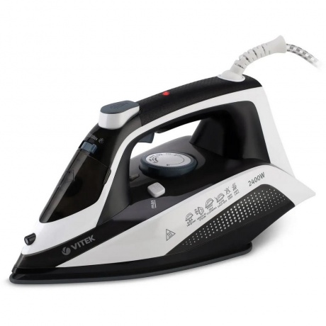 Утюг Vitek VT-8313 2400Вт белый/черный - фото 1