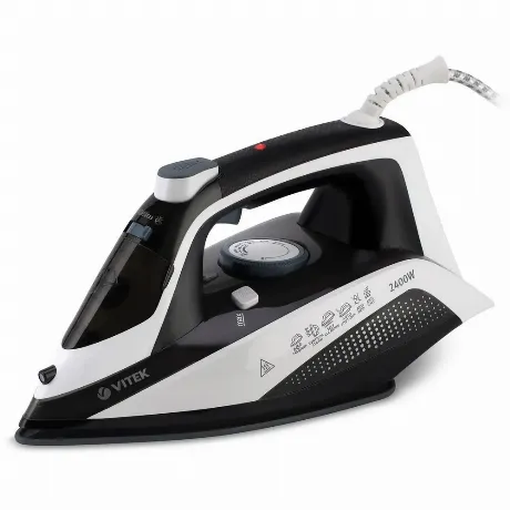 Утюг Vitek VT-8313 2400Вт белый/черный