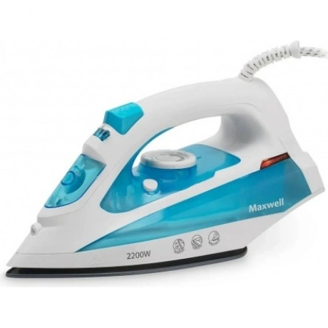 Утюг Maxwell MW-3055 2200Вт белый/синий