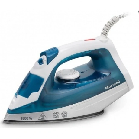 Утюг Maxwell MW-3056 1800Вт белый/синий