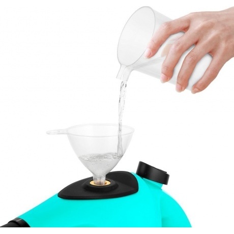Пароочиститель Kitfort КТ-9138-2 черно-зеленый - фото 5
