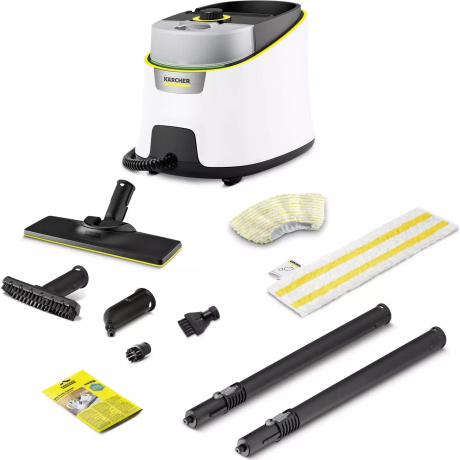 Пароочиститель напольный Karcher EasyFix SC 4 Deluxe 2200Вт белый - фото 1