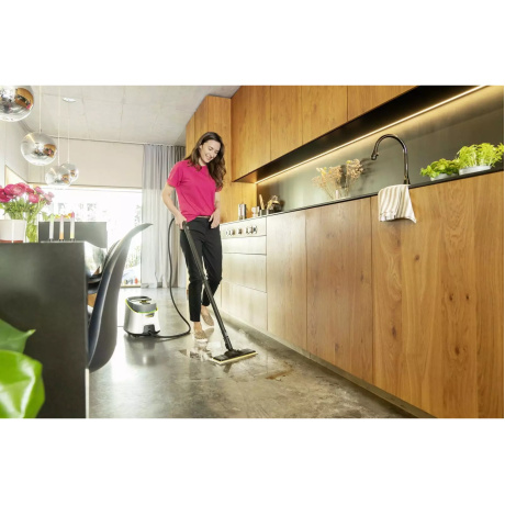 Пароочиститель напольный Karcher EasyFix SC 4 Deluxe 2200Вт белый - фото 8