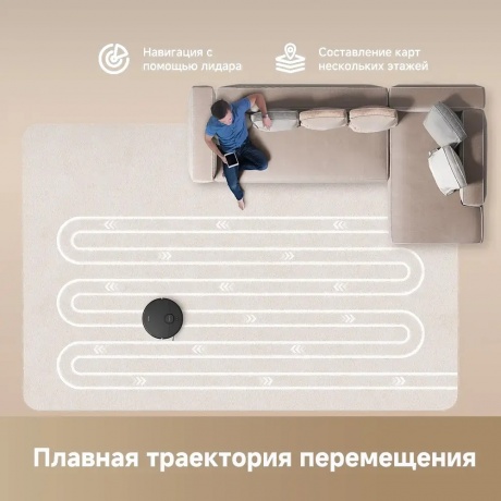 Робот-пылесос Dreame Robot Vacuum D20 (RLD35GA) Black - фото 11