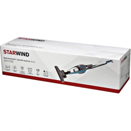Пылесос вертикальный Starwind SCH1250 1000Вт бирюзовый/серый - фото 14
