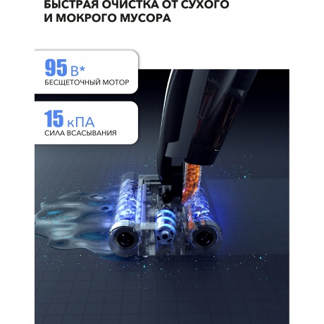 Пылесос беспроводной, моющий Deerma DEM-VX96W - фото 12