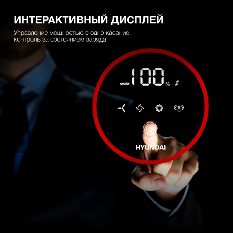 Пылесос Hyundai HYV-S7970 500Вт серый/синий - фото 26
