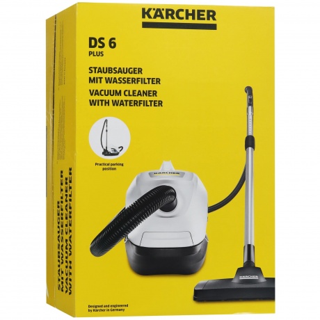 Пылесос Karcher DS 6 Plus 650Вт белый/черный - фото 37