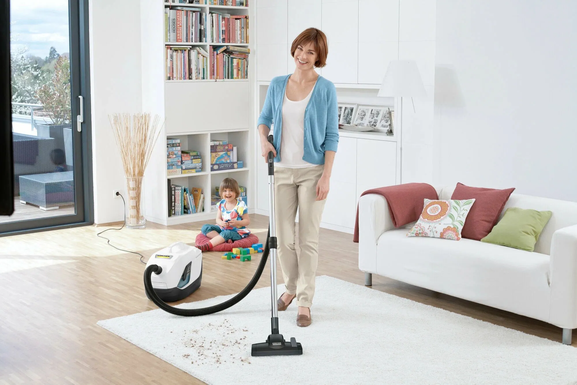 Пылесос Karcher DS 6 Plus 650Вт белый/черный - фото 45