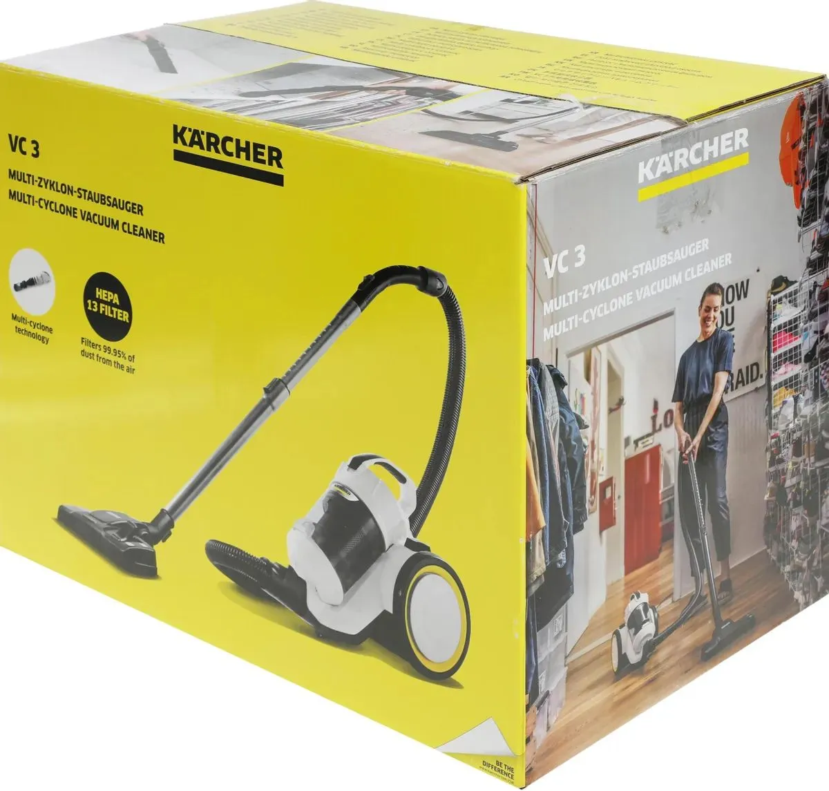 Пылесос Karcher VC 3 (ERP) 700Вт белый/черный - фото 17