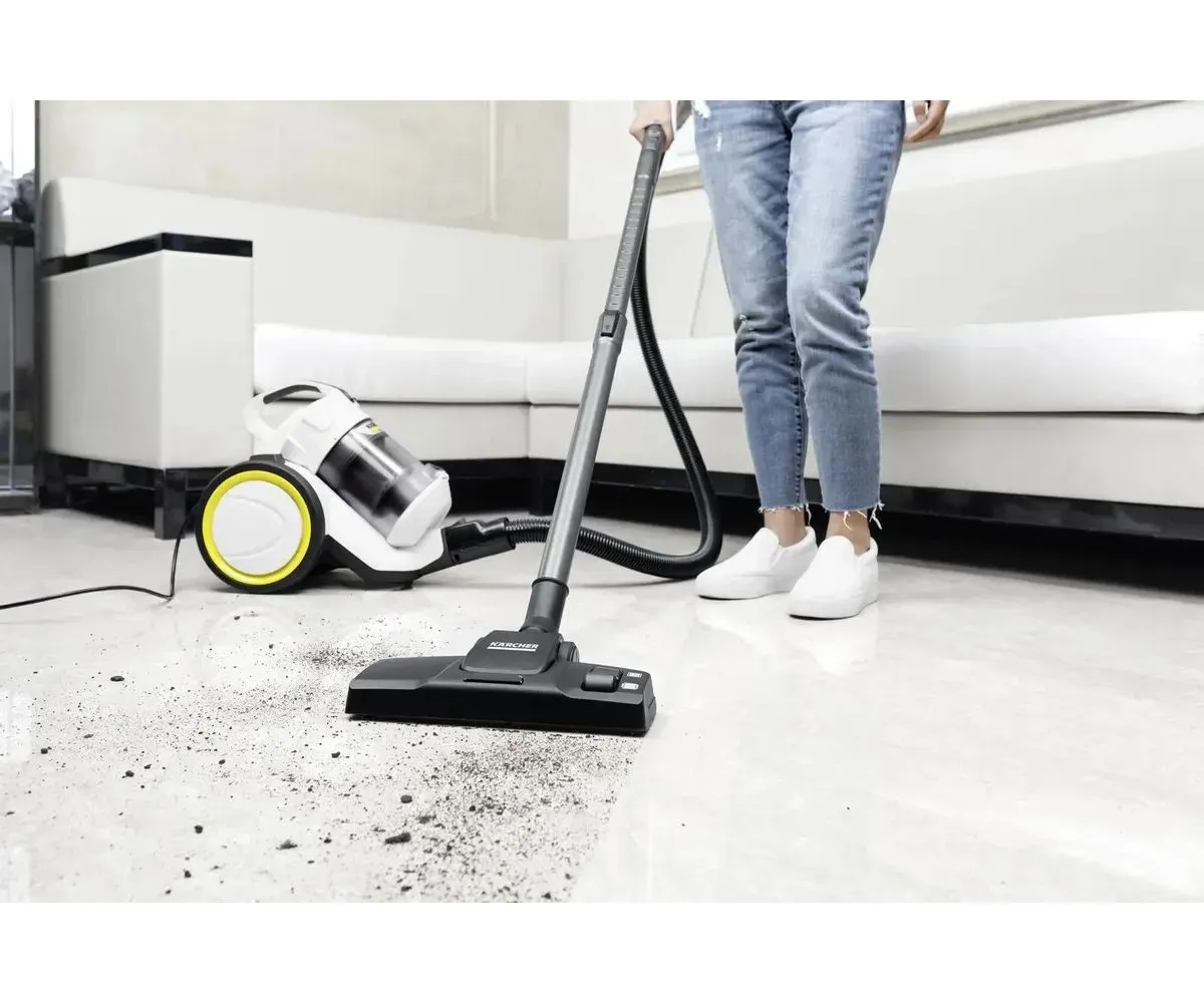 Пылесос Karcher VC 3 (ERP) 700Вт белый/черный - фото 18