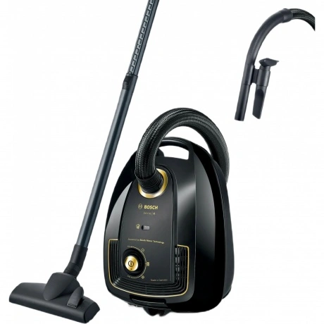 Пылесос Bosch BGL38GOLD Serie 4 1700 Вт черный/золотистый