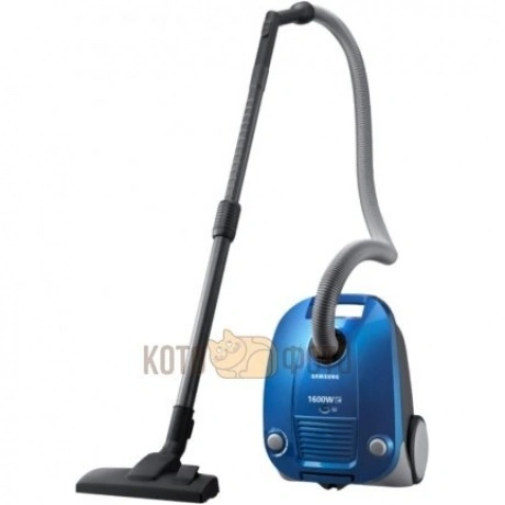 Пылесос Samsung VCC4140V3A с мешком для сбора пыли, синий