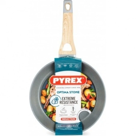 Сковорода глубокая OPTIMA STONE 26см индукция PYREX OX26DF4/E006