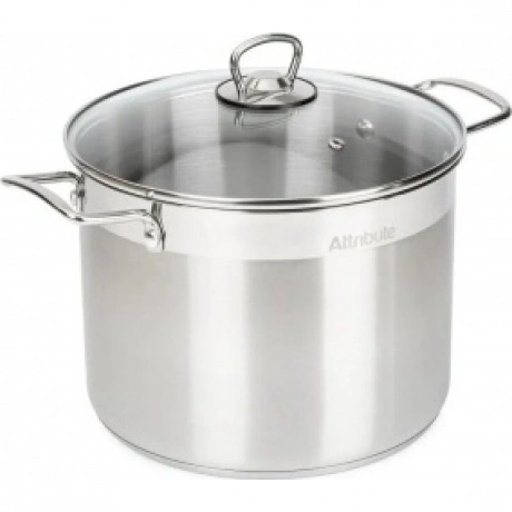 Кастрюля с крышкой ATTRIBUTE STEEL MASTER CHEF 12л