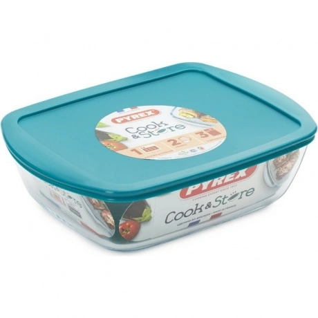 Блюдо для запекания и выпечки с крышкой COOK&STORE 2.5л 28х20x8с...