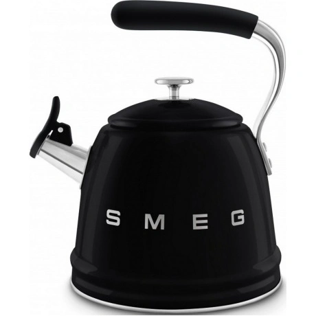 Чайник SMEG,WKF01BL  стиль 50-х г.г., со свистком, 2.3 л, индика...