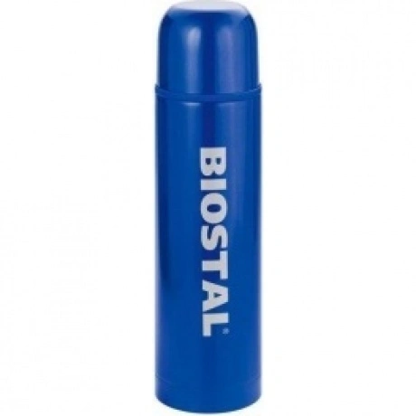 Термос Biostal NB-1000 C-В у/г с кнопкой, синий 1л