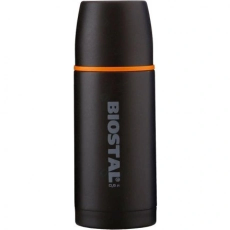Термос Biostal-Спорт NBP-500C без кнопки, черный 0,5 л