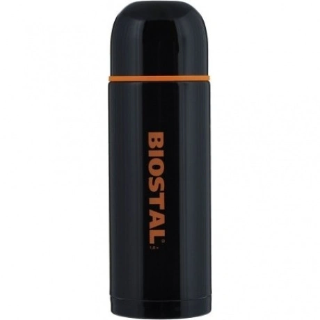 Термос Biostal-Спорт NBP-1000C без кнопки, черный 1 л