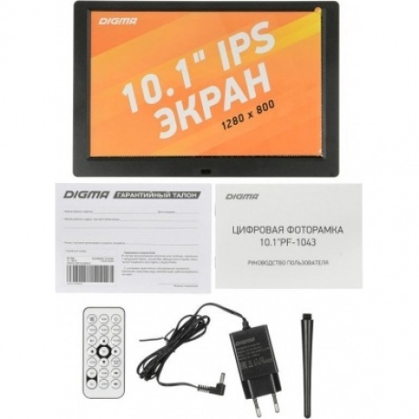 Цифровая фоторамка DIGMA PF-1043 black - фото 17