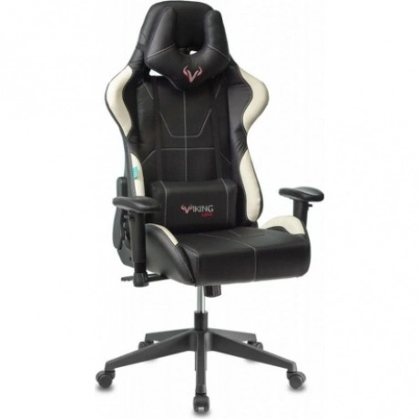 Компьютерное кресло Бюрократ VIKING 5 AERO WHITE черный/белый ис...