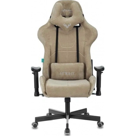 Кресло игровое Бюрократ VIKING KNIGHT Fabric Light-21 песочный
