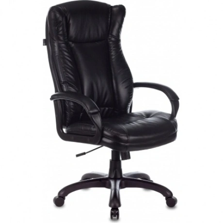 Кресло руководителя Бюрократ CH-879N Leather Venge Black искусст...