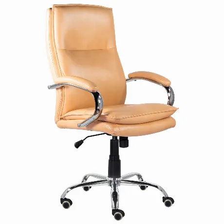Кресло офисное BRABIX Premium Cuba EX-542, экокожа, бежевое (532...
