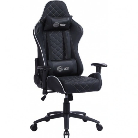 Кресло компьютерное Cactus CS-CHR-030BLS черный/серебристый