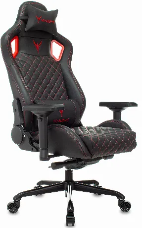 Кресло компьютерное Бюрократ Knight TITAN черный/красный