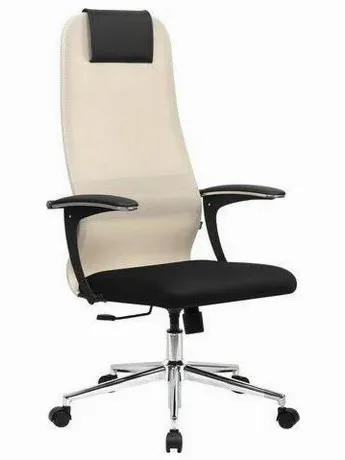 Кресло офисное Brabix Premium Ultimate EX-801 хром, плотная двой...