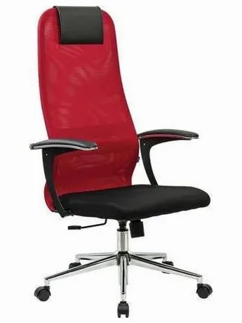 Кресло офисное Brabix Premium Ultimate EX-801 хром, плотная двой...
