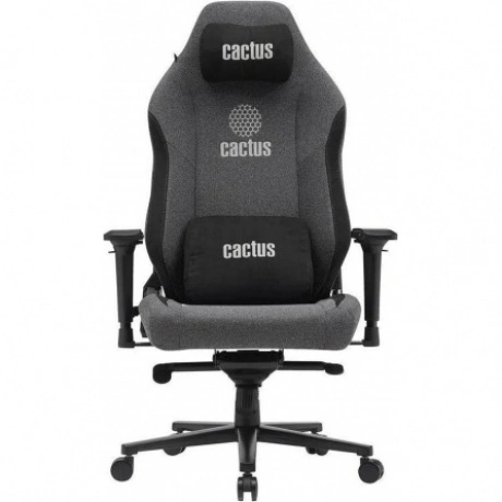 Кресло Cactus CS-CHR-MAG-GY серый/черный крестов. сталь пластик ...