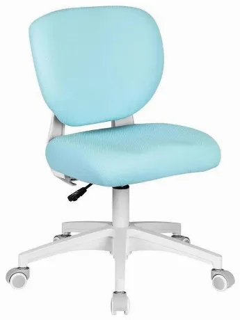 Кресло детское Cactus CS-CHR-3594BL голубой крестов. пластик бел...