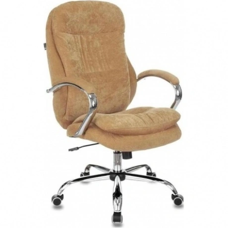 Кресло руководителя Бюрократ T-9950SL Fabric горчичный Velvet 73...