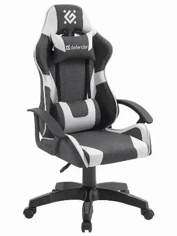 Кресло игровое Defender IBIS GREY/WHITE 64043