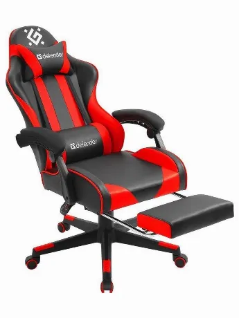Кресло игровое Defender ROCK BLACK/RED PU
