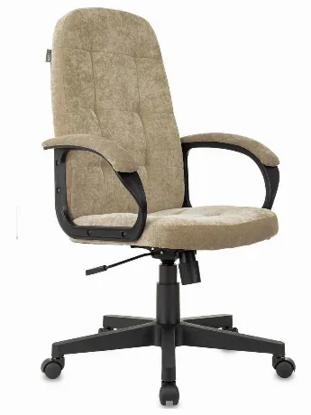Кресло руководителя Бюрократ CH 002 Fabric Light-21 песочный,  к...