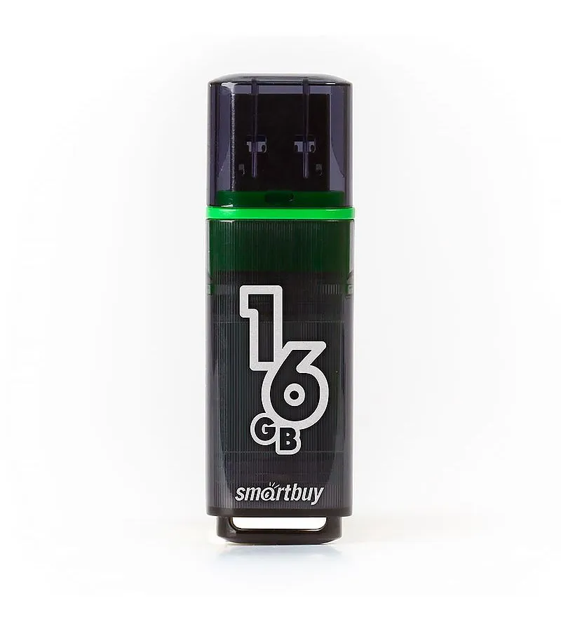 Флешка SmartBuy Glossy series USB 16GB Dark Grey