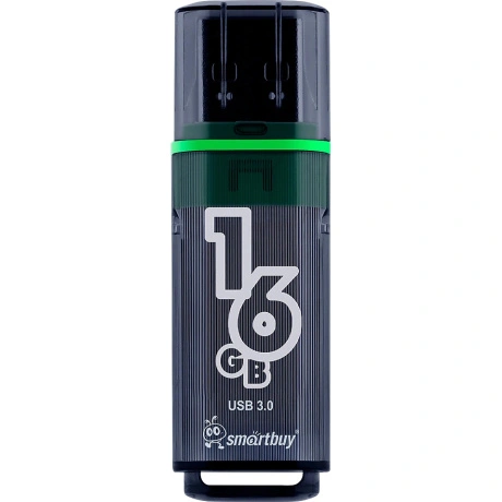 Флешка SmartBuy Glossy series USB 16GB Dark Grey