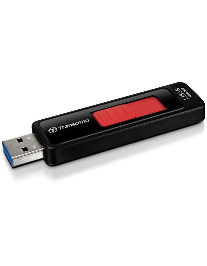 Флешка Transcend Jetflash 760 128GB (TS128GJF760) черный/красный - фото 1
