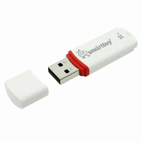 Флешка SmartBuy 32Gb Crown white USB 2.0