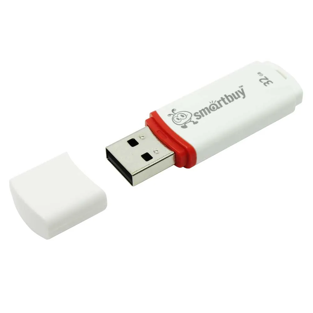 Флешка 32Gb SmartBuy Crown white USB 2.0