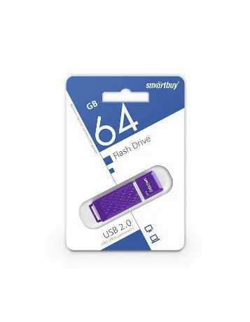 Флешка SmartBuy 64Gb Quartz violet USB 2.0
