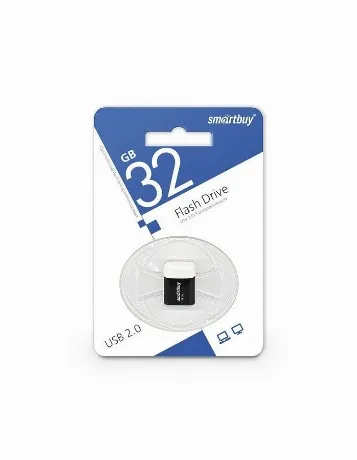 Флешка SmartBuy 32Gb Lara black USB 2.0